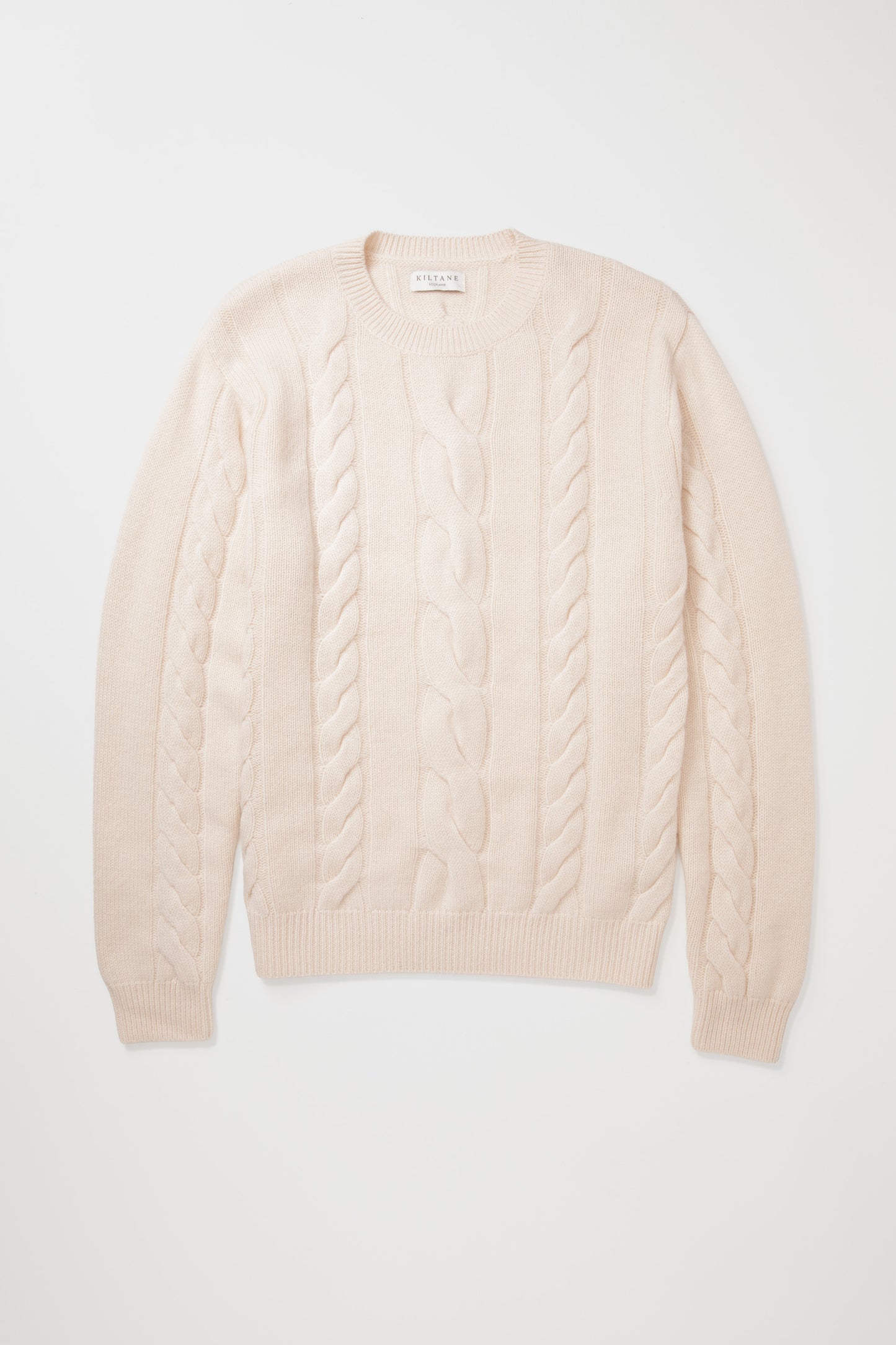 Canongate Cable Cashmere Jumper - Cream