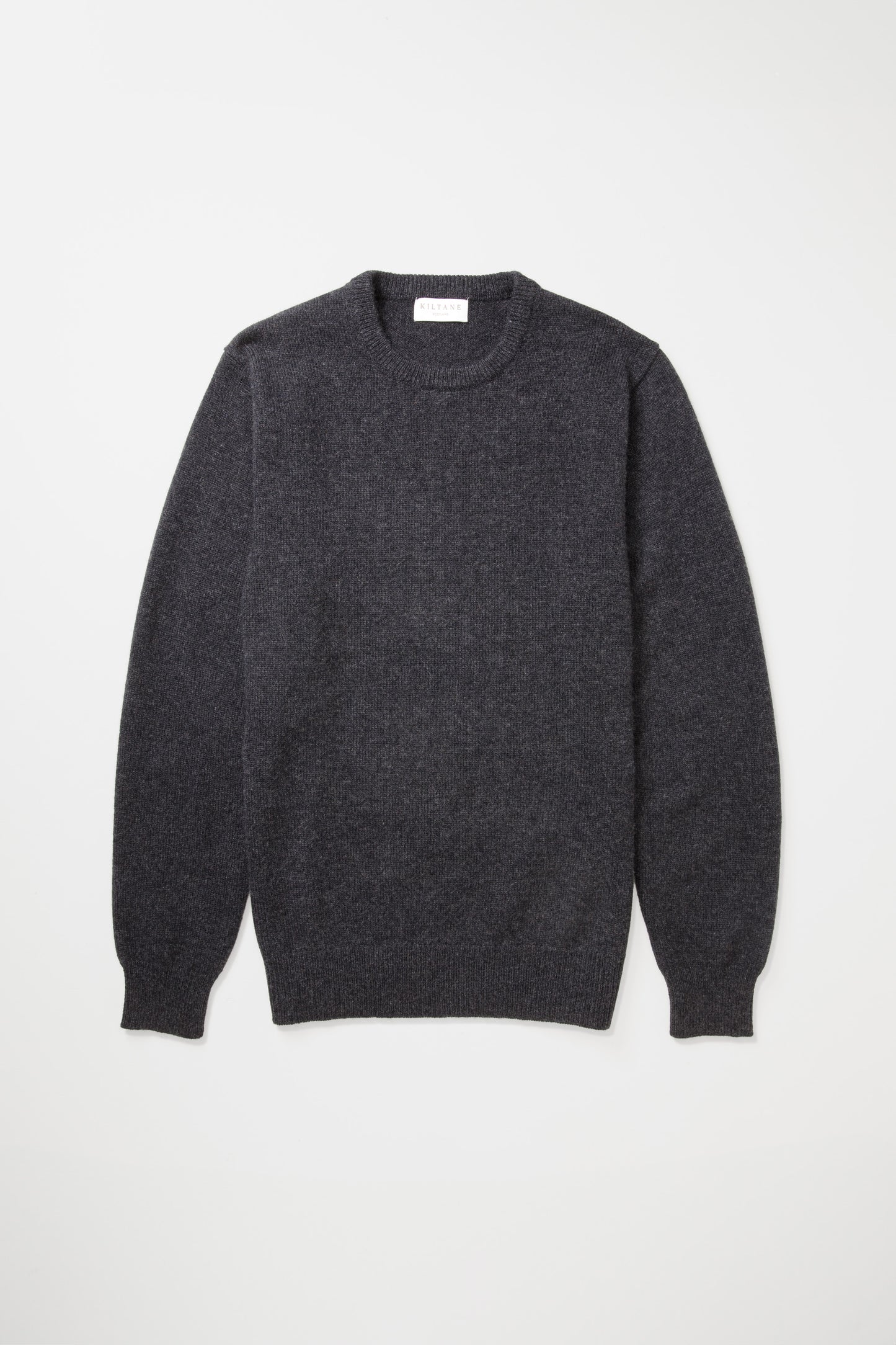 Comely Cashmere Crew Neck Jumper - Charcoal