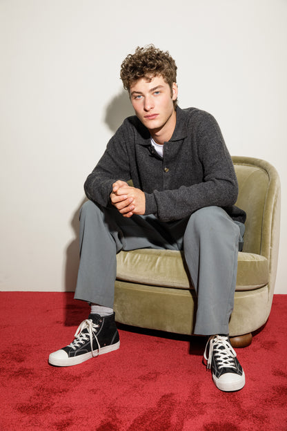 Waverley Cashmere Jacket - Charcoal