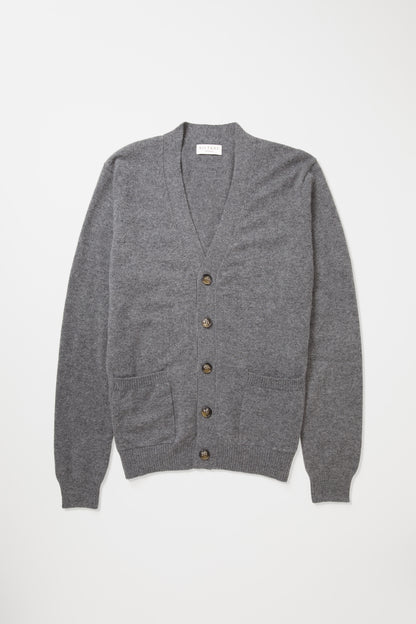 Drummond Cashmere Cardigan - Grey