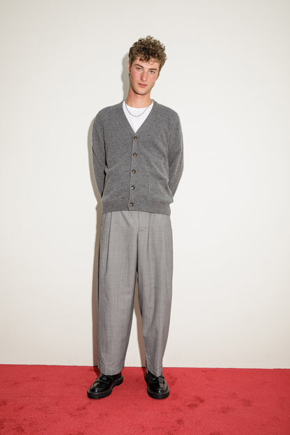 Drummond Cashmere Cardigan - Grey