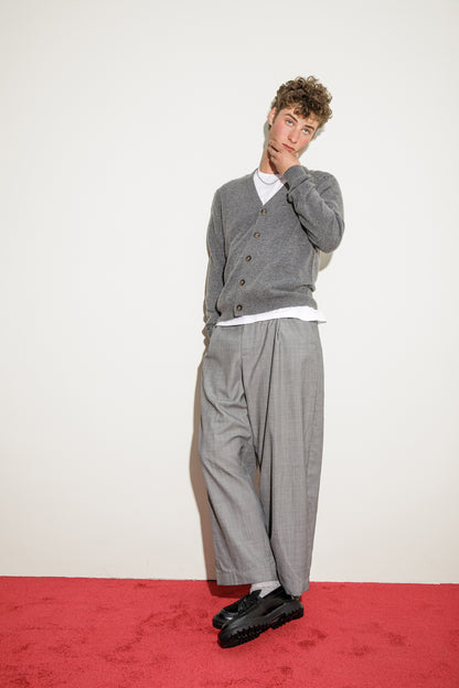 Drummond Cashmere Cardigan - Grey