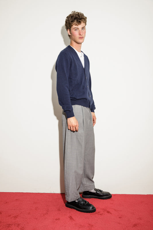 Drummond Cashmere Cardigan - Navy