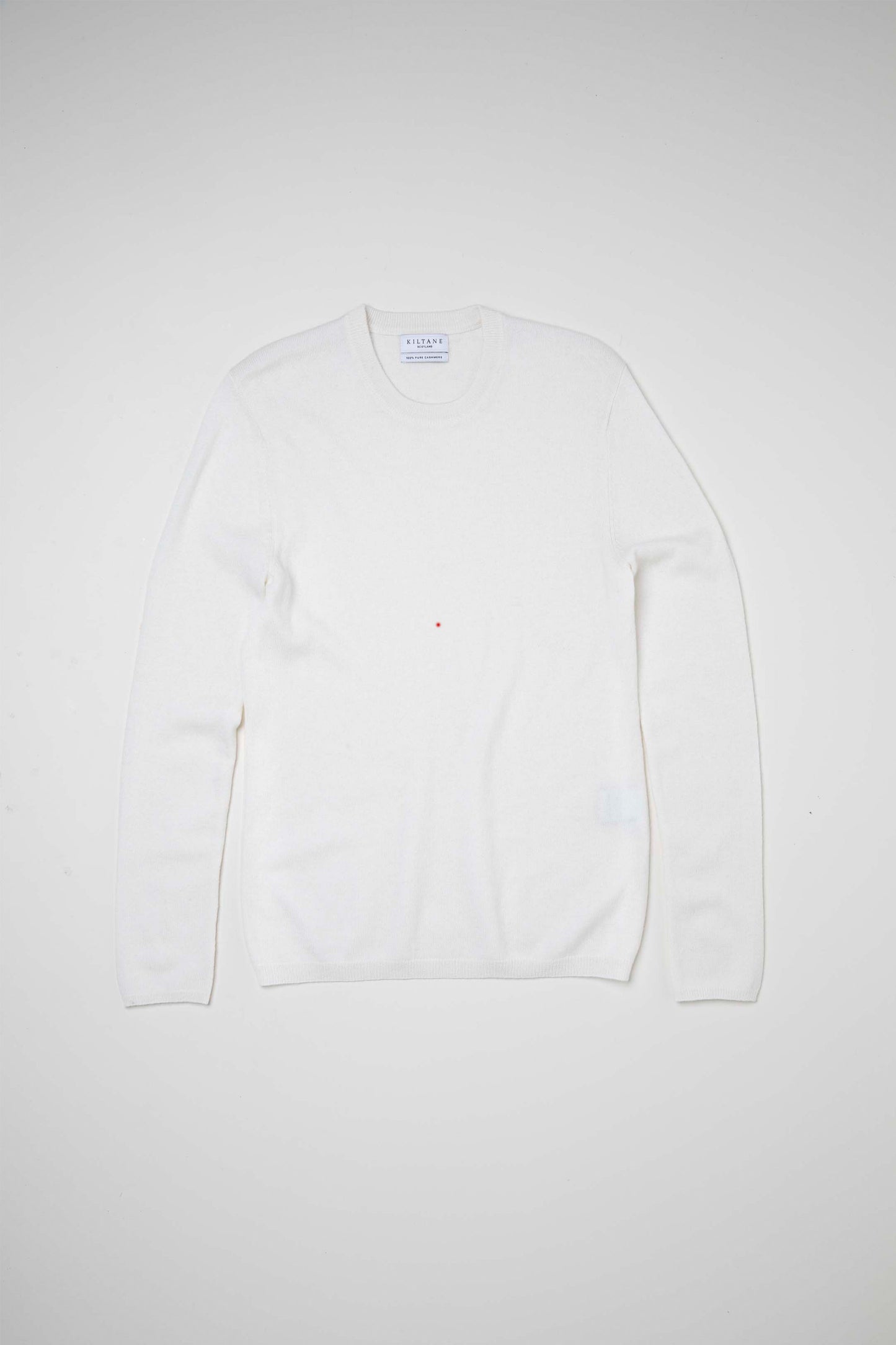 Women's Cashmere Crew Neck Jumper - Soft White