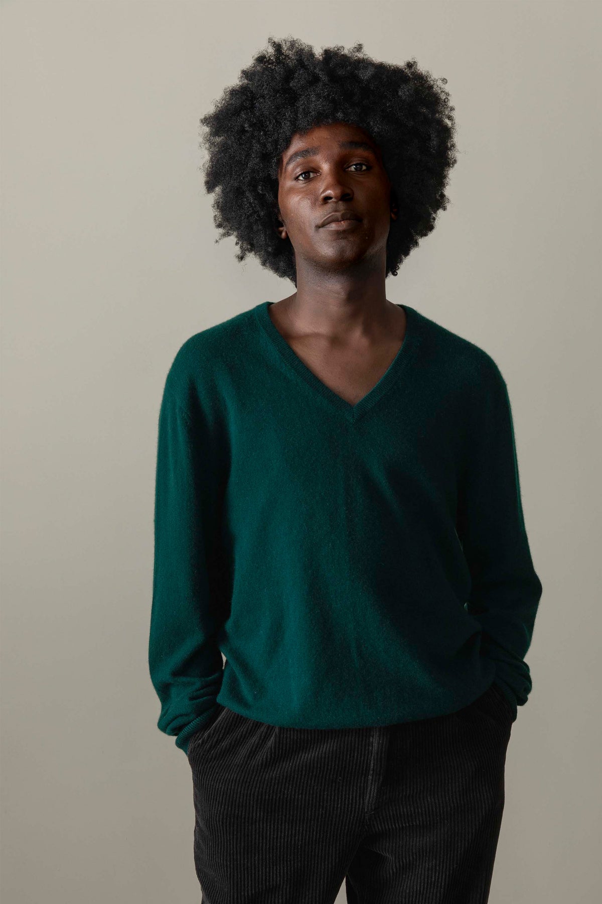 Cashmere V Neck Jumper Richmond