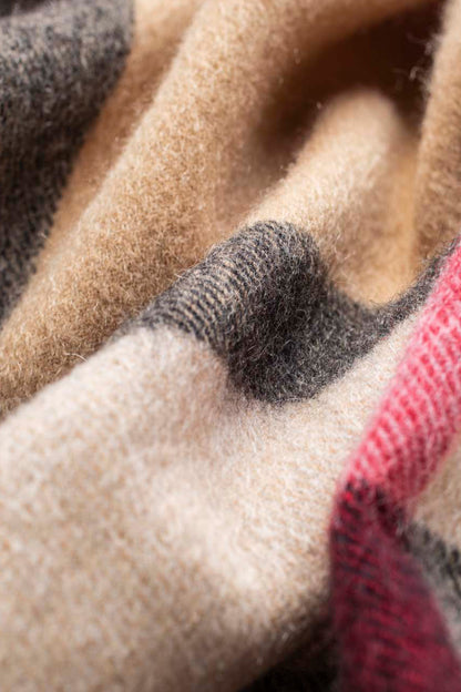 Made in Scotland Cashmere Scarf in Camel Thompson