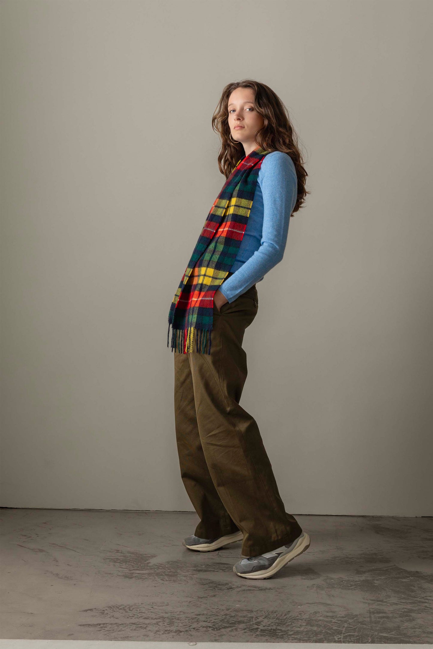 Made in Scotland Heritage Cashmere Scarf - Buchanan Modern