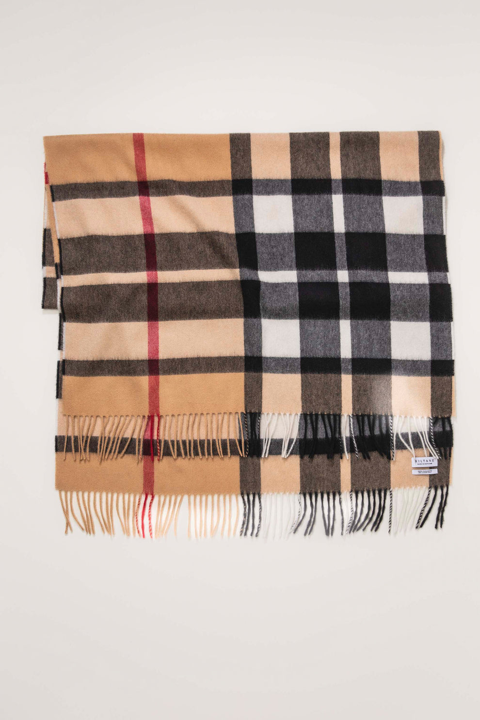 Made In Scotland Exploded Camel Thompson Cashmere Stole – Kiltane