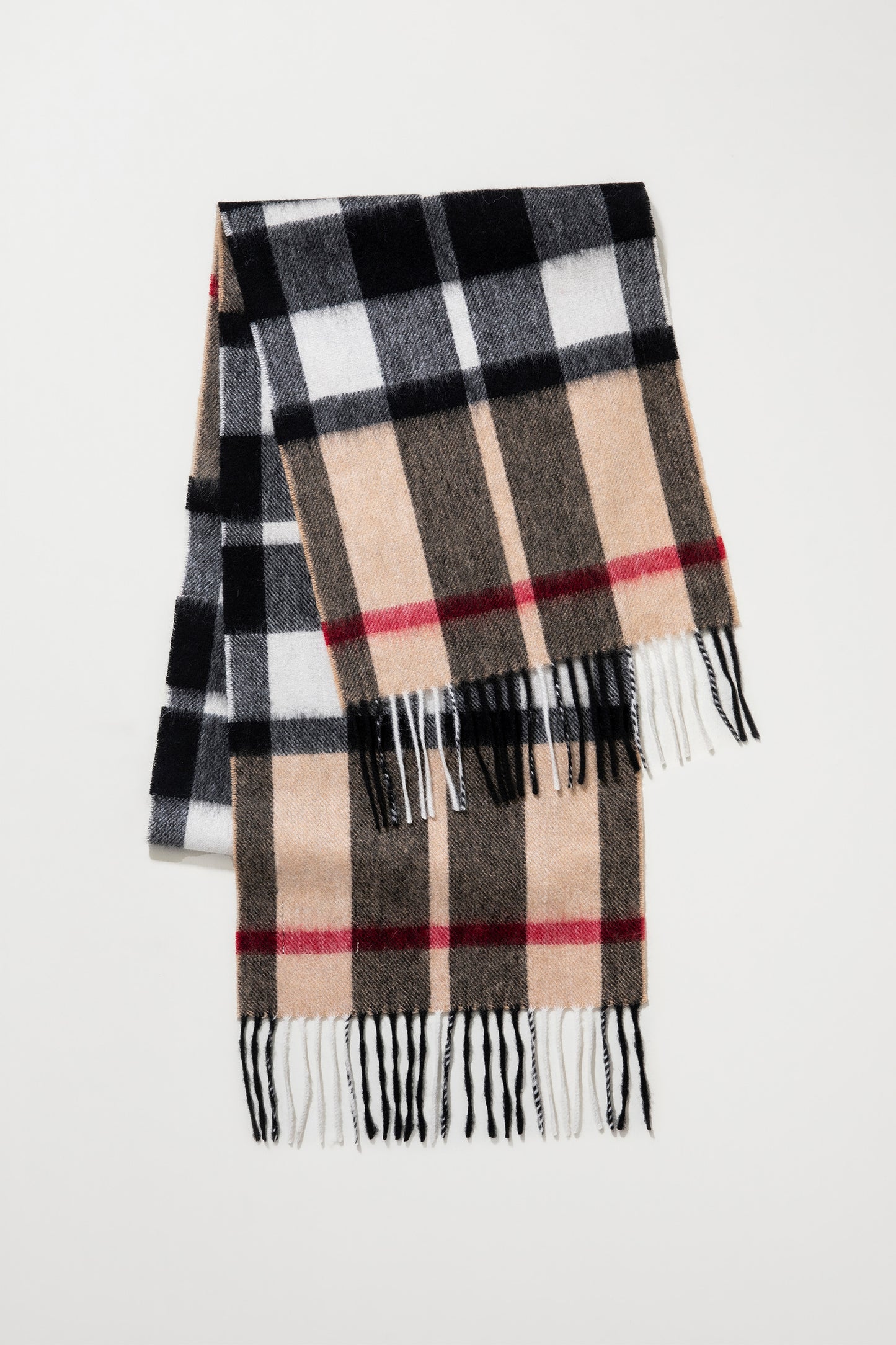 Exploded Camel Thompson Lambswool Scarf
