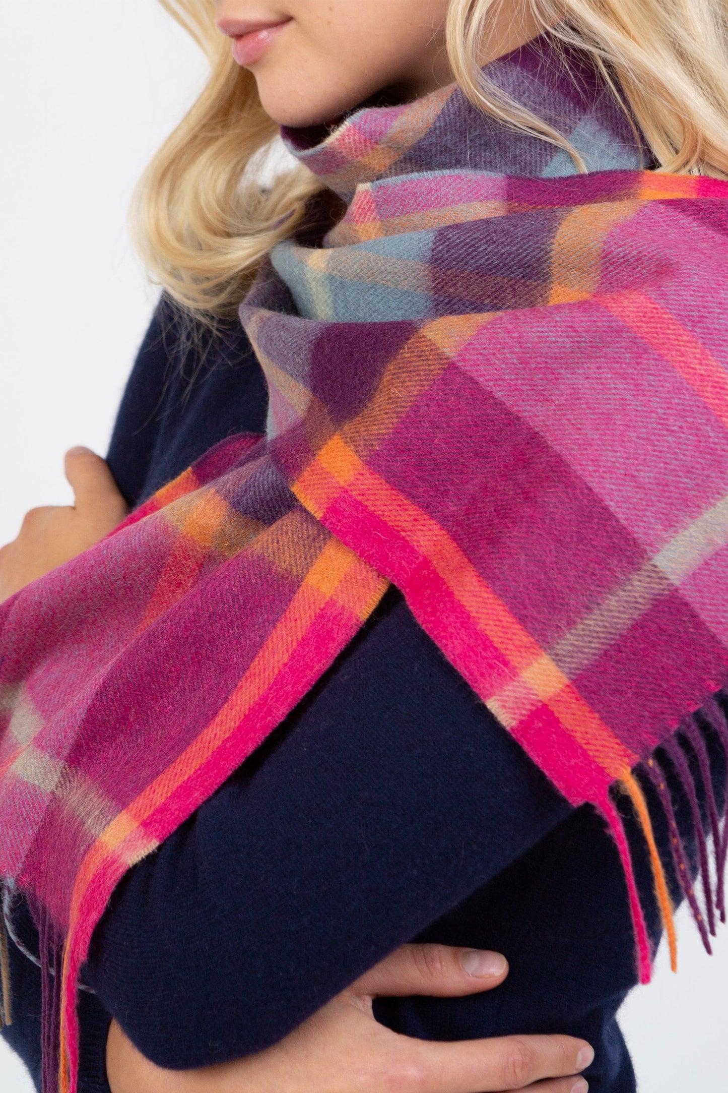 Scotty Thompson Lambswool Scarf - Colourful