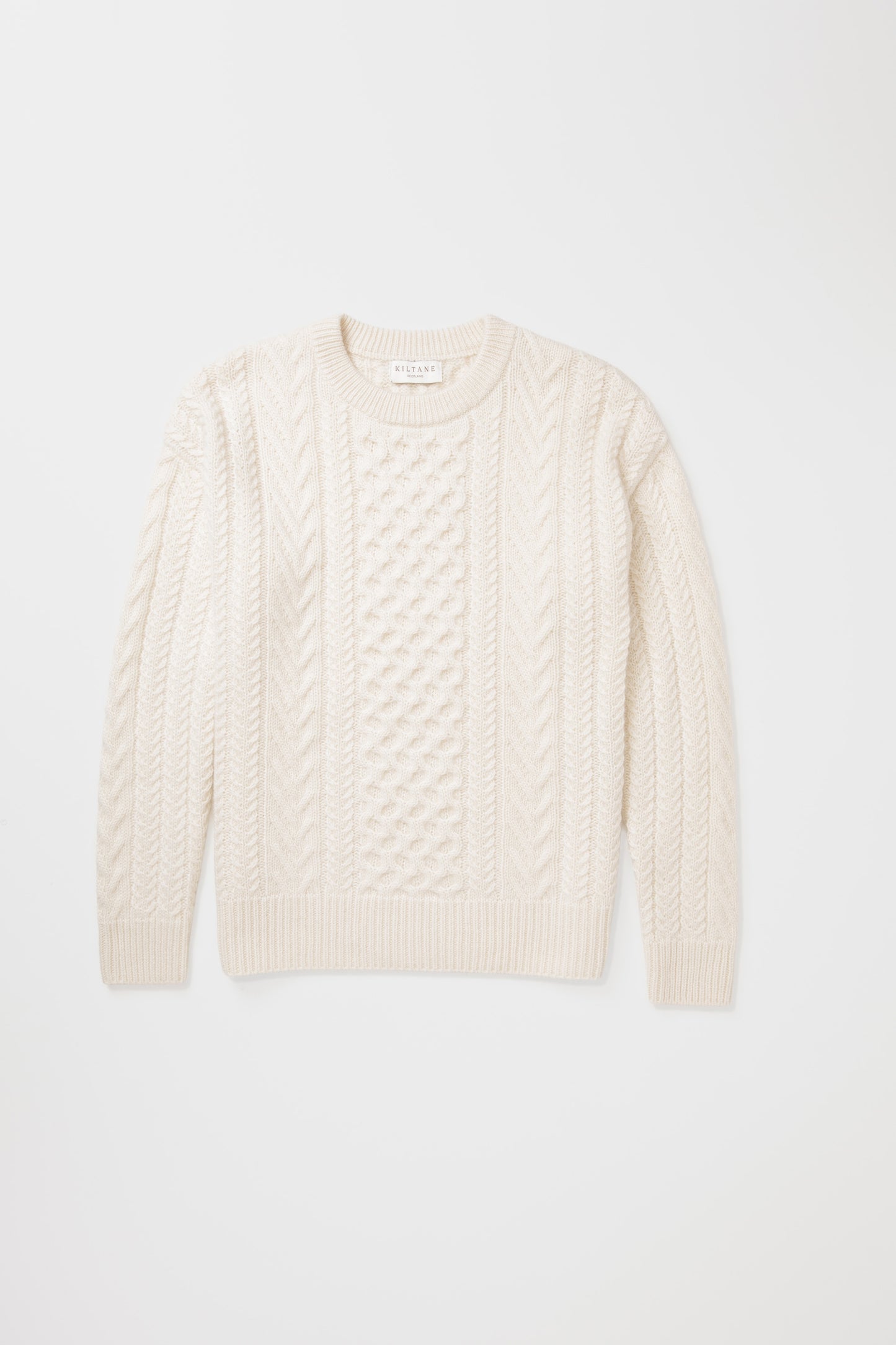 Aran Cashmere Jumper - Cream