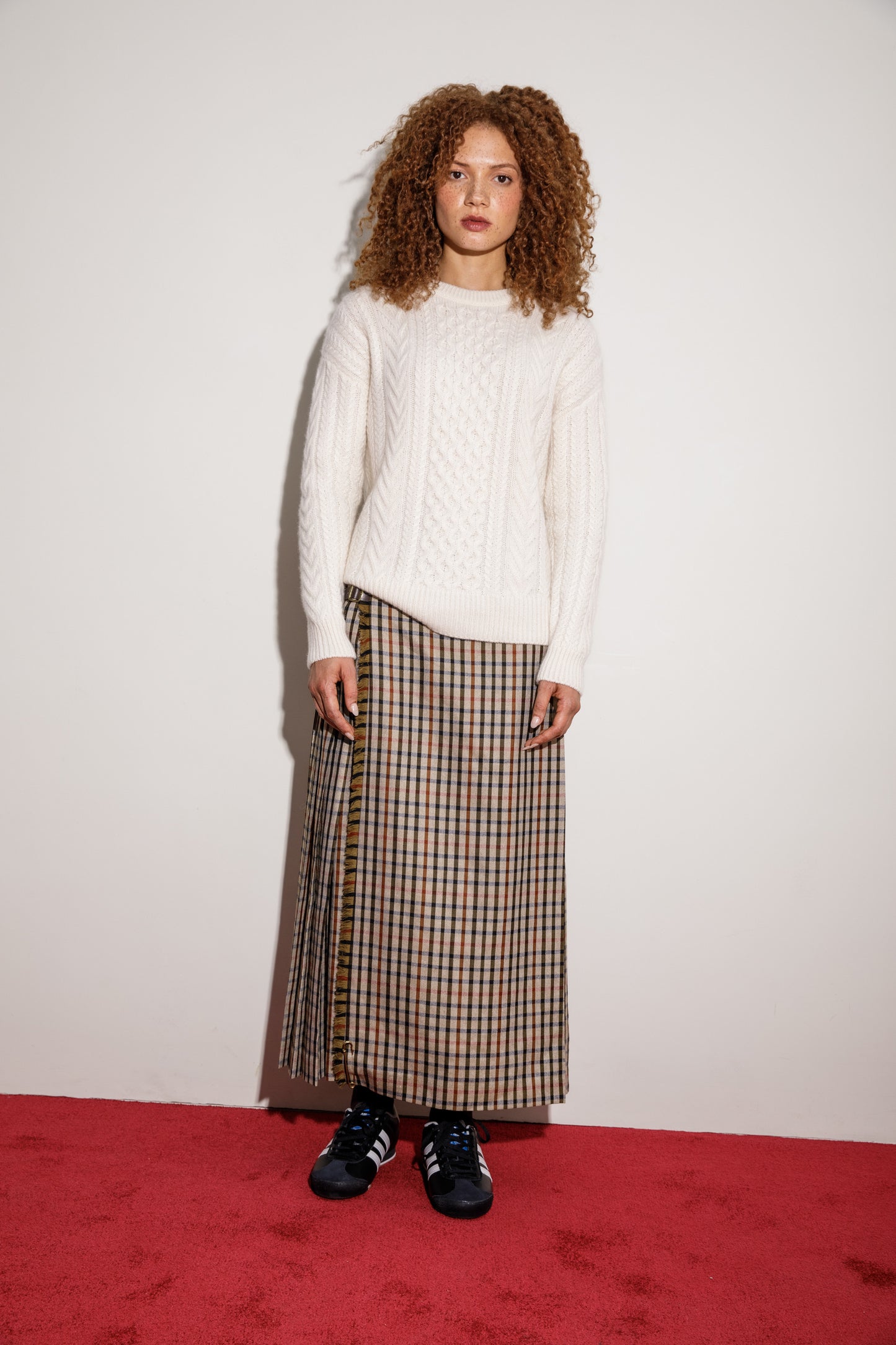 Aran Cashmere Jumper - Cream