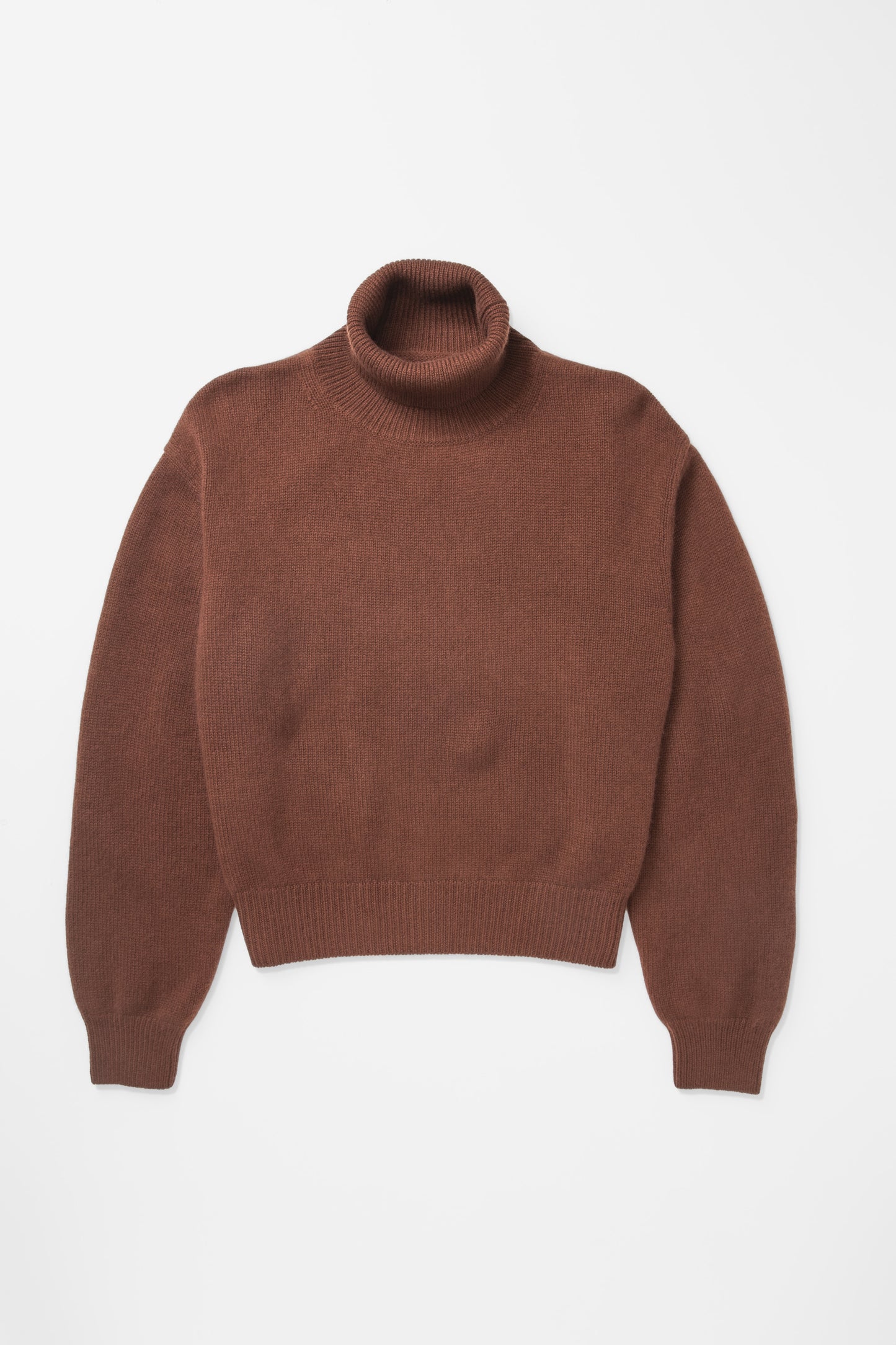 Cramond Cashmere Roll Neck Jumper - Coco