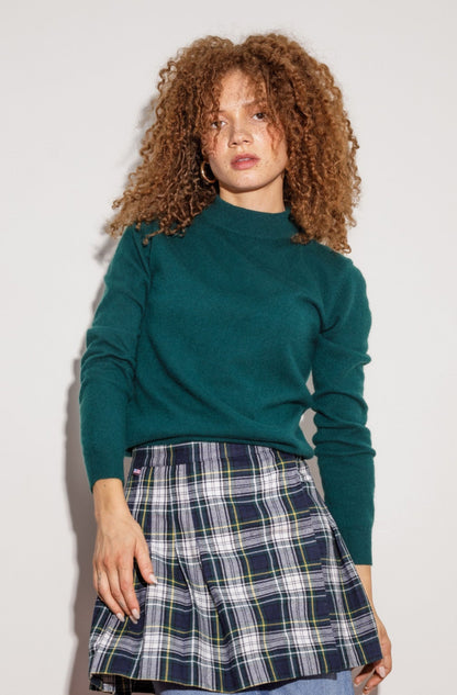 Trinity Cashmere Jumper - Forest Green
