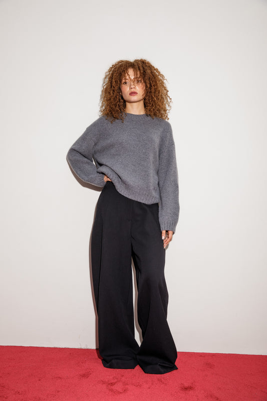 Raeburn Cashmere Jumper - Grey