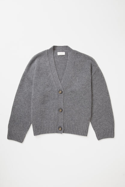 The Hanover Cashmere Cardigan - Grey