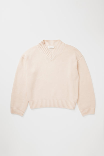 The Old Town Cashmere Jumper - Cream
