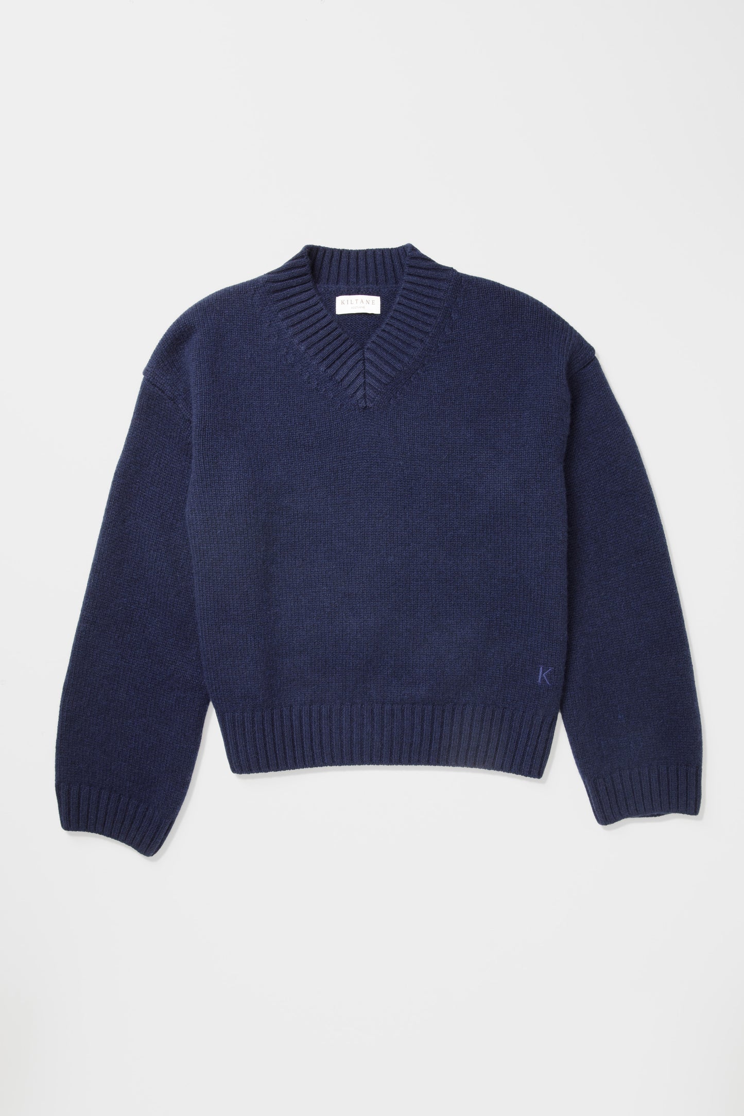 The Old Town Cashmere Jumper - Navy