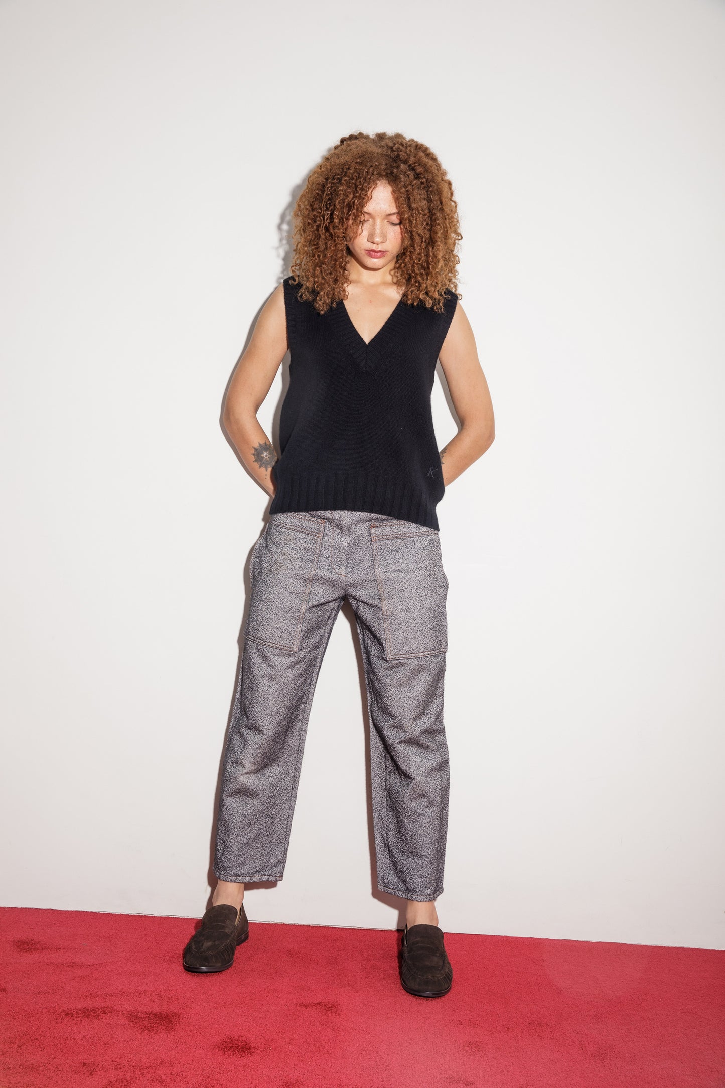 Dundas Cashmere Tank - Black