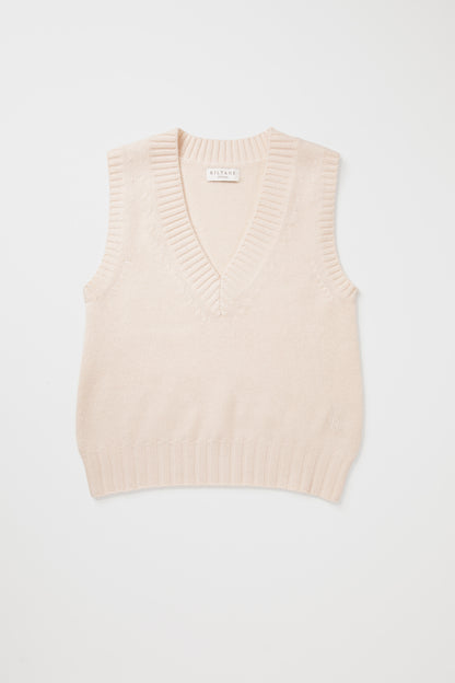 Dundas Cashmere Tank - Cream