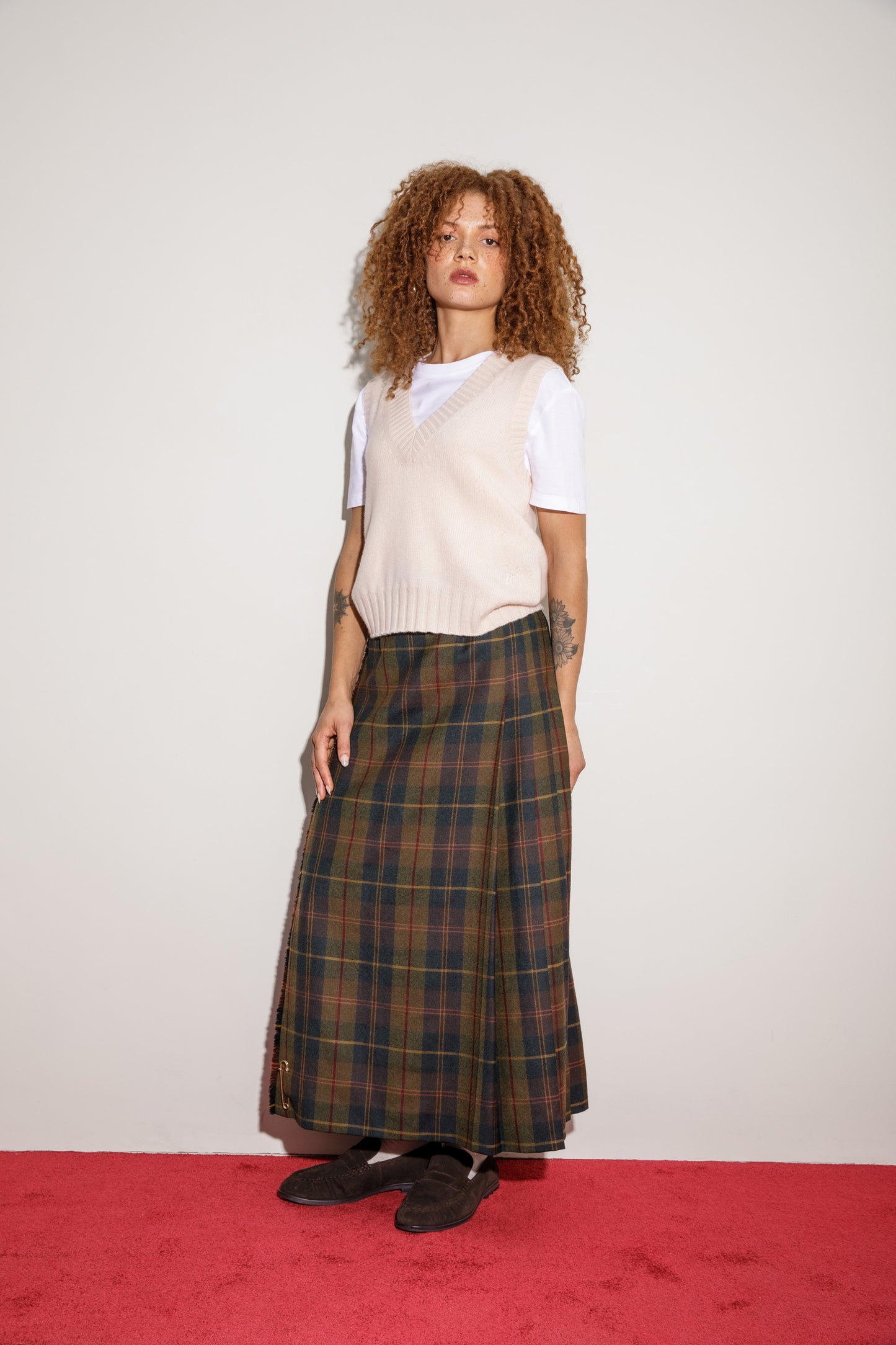 Dundas Cashmere Tank - Cream